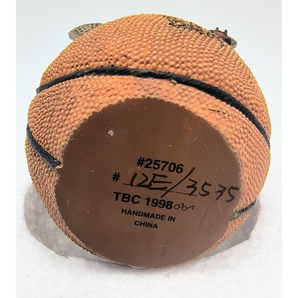 Boyds Bears Basketball Ornament 1998 #25706 Sports-Themed Original Box - Picture 6 of 12